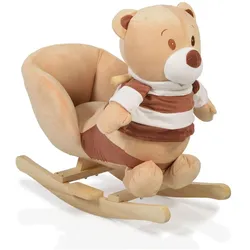 Moni Plüsch Schaukeltier Bär braun WJ635