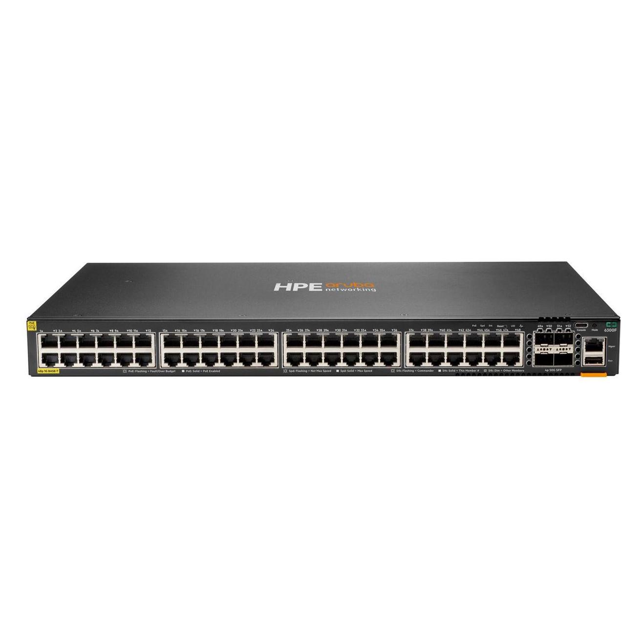 HPE Aruba 6300F 48-port 1GbE (48 Ports) (JL665A)