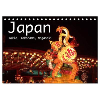 Japan - Tokio, Yokohama, Nagasaki (Tischkalender 2027 DIN A5 quer), CALVENDO Monatskalender
