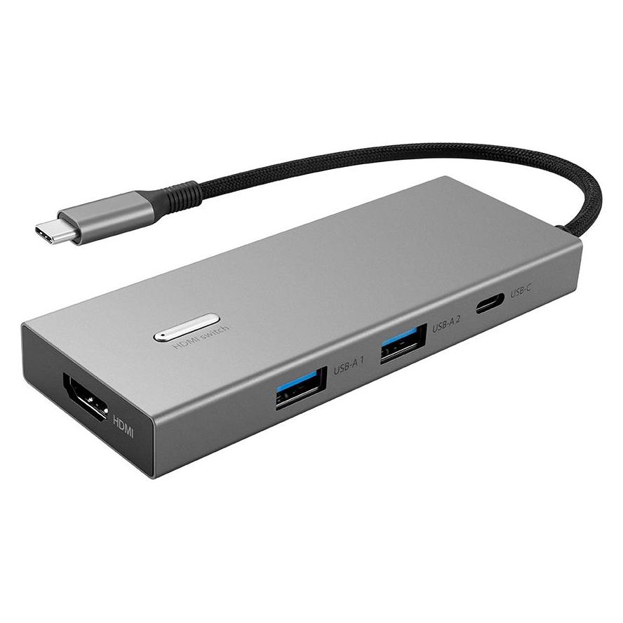Fuj Tek 8-in-1 USB-C Hub, 100W PD (USB-C, 8 Ports) (UC-811)