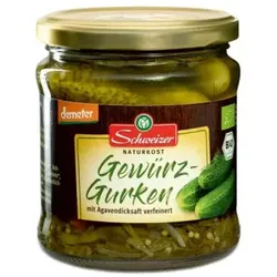 Schweizer Gewürzgurken demeter 330g