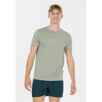 Funktionsshirt ENDURANCE "PORTOFINO", Herren, Gr. 3XL, grün (hellgrün, meliert), 100% Polyester, bedruckt, meliert, normal, Rundhals, Shirts Funktionsshirt, mit praktischer Quick Dry-Technologie