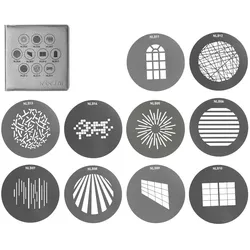 NANLITE AS-GB-B-SET1 Gobo-Set 1 für kreative Lichtgestaltung