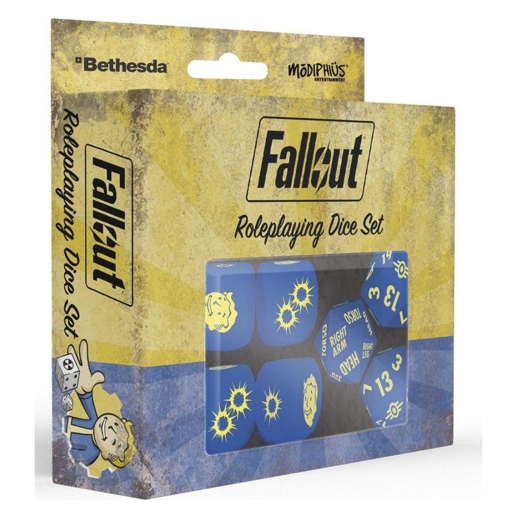 Modiphius Fallout: The Roleplaying Game Dice Set (MUH052194-5060523344321)