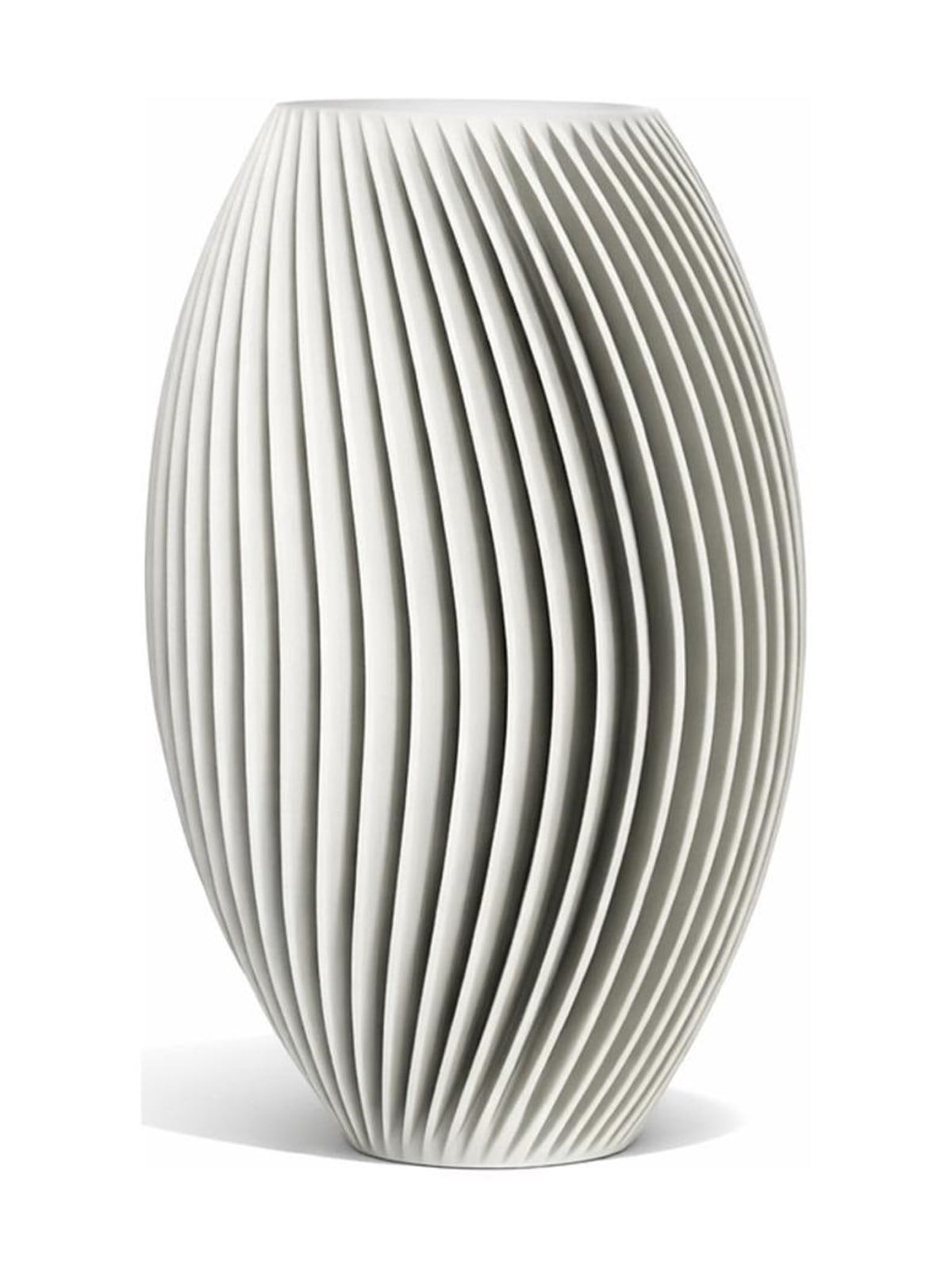 Simiu - LAMEL Vase - 18 cm - Hellgrau