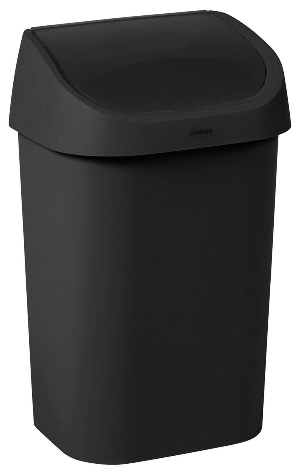 Curver Mistral Swing Vuilnisbak, 25 liter, zwart, kunststof