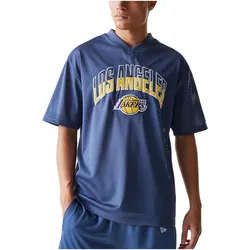 New Era, Herren, Sportshirt, Mesh Jersey Oversized Shirt Los Angeles Lakers - L (L), Violett, L