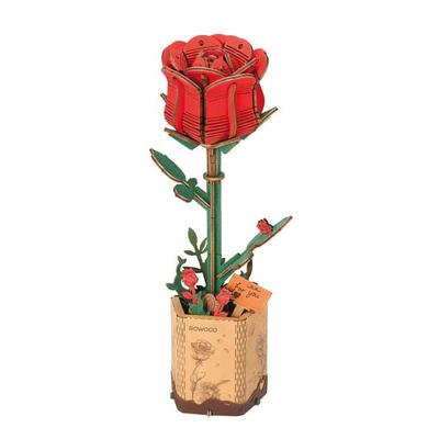 Book Nook DIY Blume Rote Rose