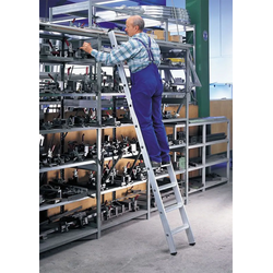 Euroline Premium 30182 Alu-Regalleiter mit 8 Stufen