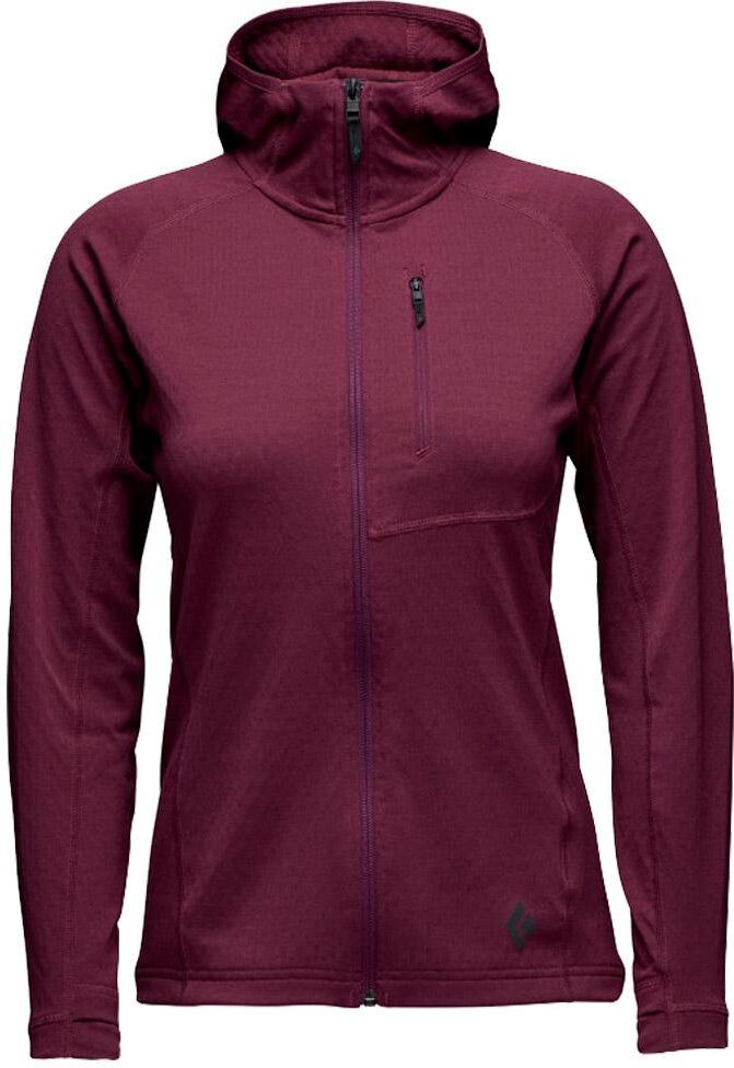 Black Diamond  - W Coefficient Fleece Hoody Blackberry - L - Polaire