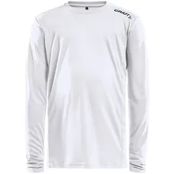 CRAFT Rush Langarmshirt Kinder 900000 - white 134/140