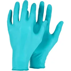 Nitril-Einweghandschuhe "84510" cyan - 10 (XL)