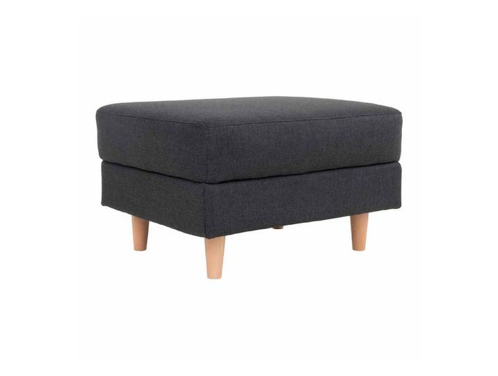 House Nordic Sitzhocker House Nordic Pouf BOLOGNA Dunkelgrau