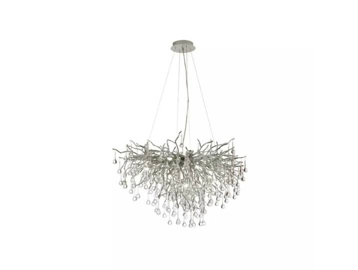 Paul Neuhaus Pendelleuchte Icicle, kunstvolles Design, edles Gla