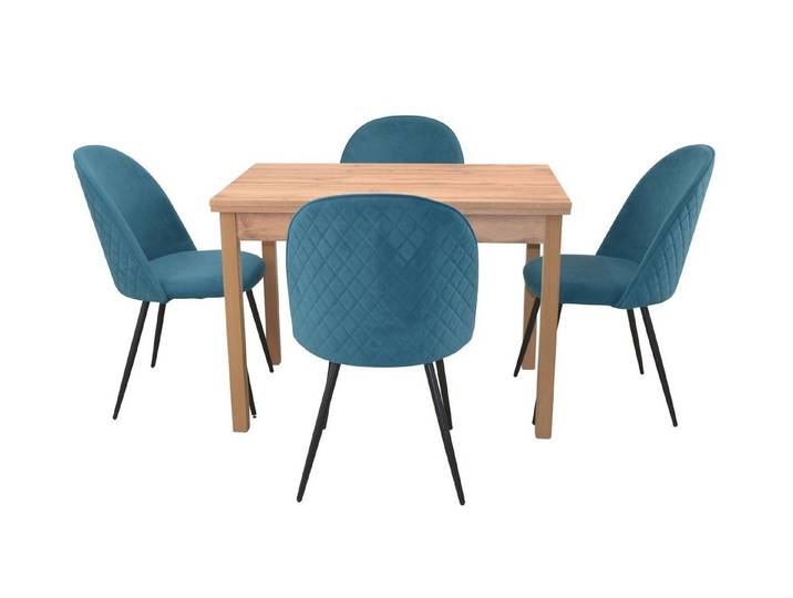 moebel-direkt-online Essgruppe Nala, (Spar-Set, 5tlg. Set (Esstisch ausziehbar mit 4 Stühlen)