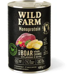 Wild Farm Monoprotein Wildschwein 400g hypoallergenes Hundefutter