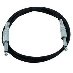 Mono Klinke/Klinke Kabel 0,5m KC-05 schwarz