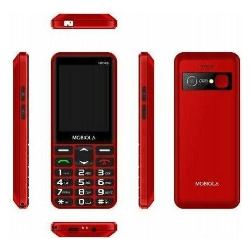 NoName Mobiola telefon dla seniora MB900 4G czerwony 48MB/128MB (MOBIOLA)