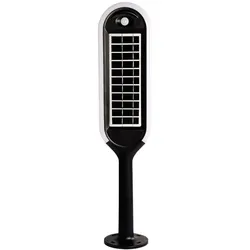 V-Tac, Gartenbeleuchtung, VT945 5W LED Solar Pollerleuchte mit Sensor Weiss und Schwarz Körper 3000K (400 lm, IP65)