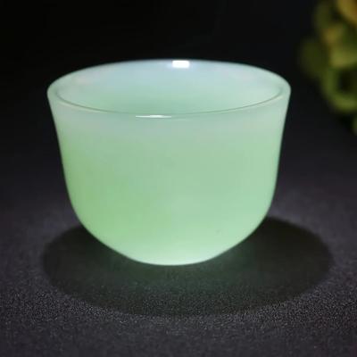 Uplift Treasures Premium Jade Kung Fu Tea Master Cup light Green