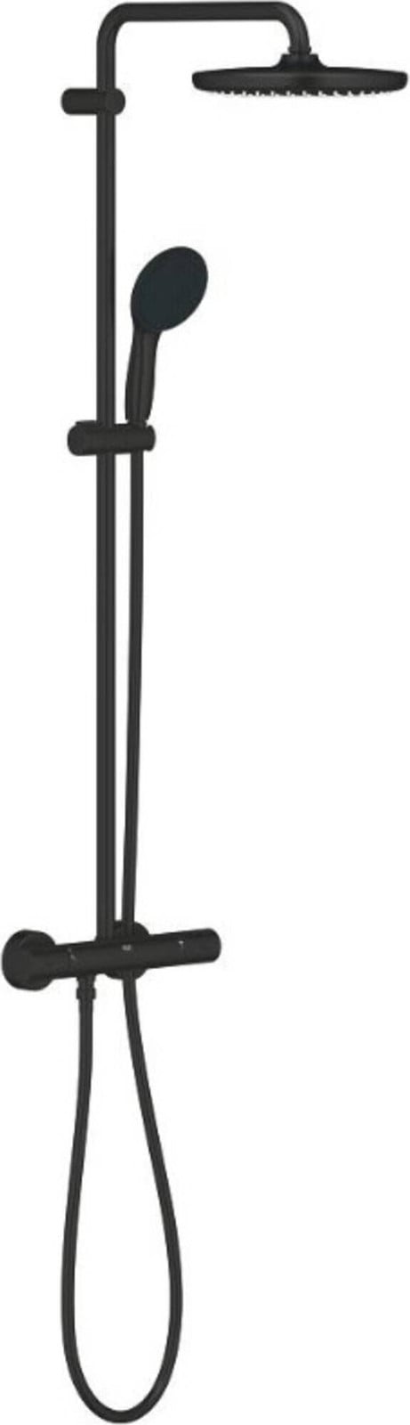 GROHE Tempesta 250 douchesysteem, mat zwart