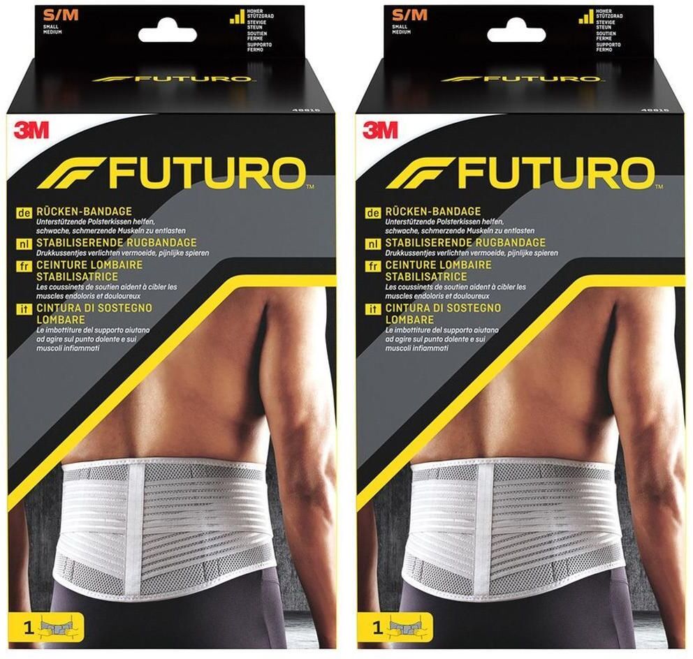 3M Futuro Rückenbandage S/M 2x 2x1 St Bandage(s)