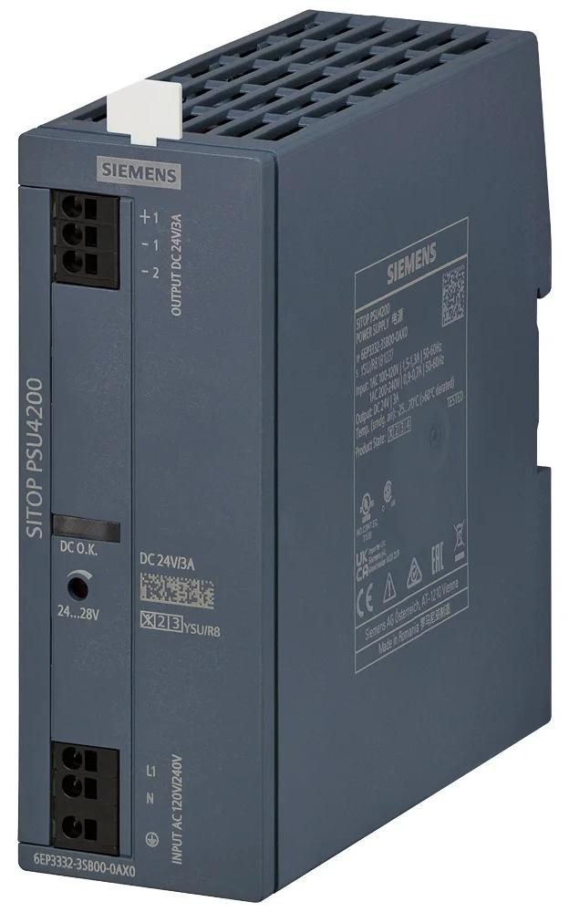 Siemens SITOP PSU4200 6EP3332-3SB00-0AX0 voeding, 1-fasig, DC 24V/3A