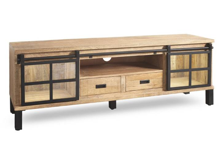 HARPER Lowboard Lowboard HARPER WOODLAND BHT 175x60x42 cm beige TV-Lowboard