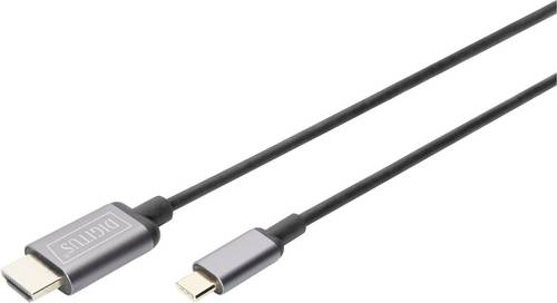 Digitus USB 3.2 Gen 1 (USB 3.0), USB 3.2 Gen 1 (USB 3.0) Adapterkabel [1x USB 3.2 Gen 2 Stecker C (USB 3.1), USB-C Stecker - 1x HDMI-Stecker]