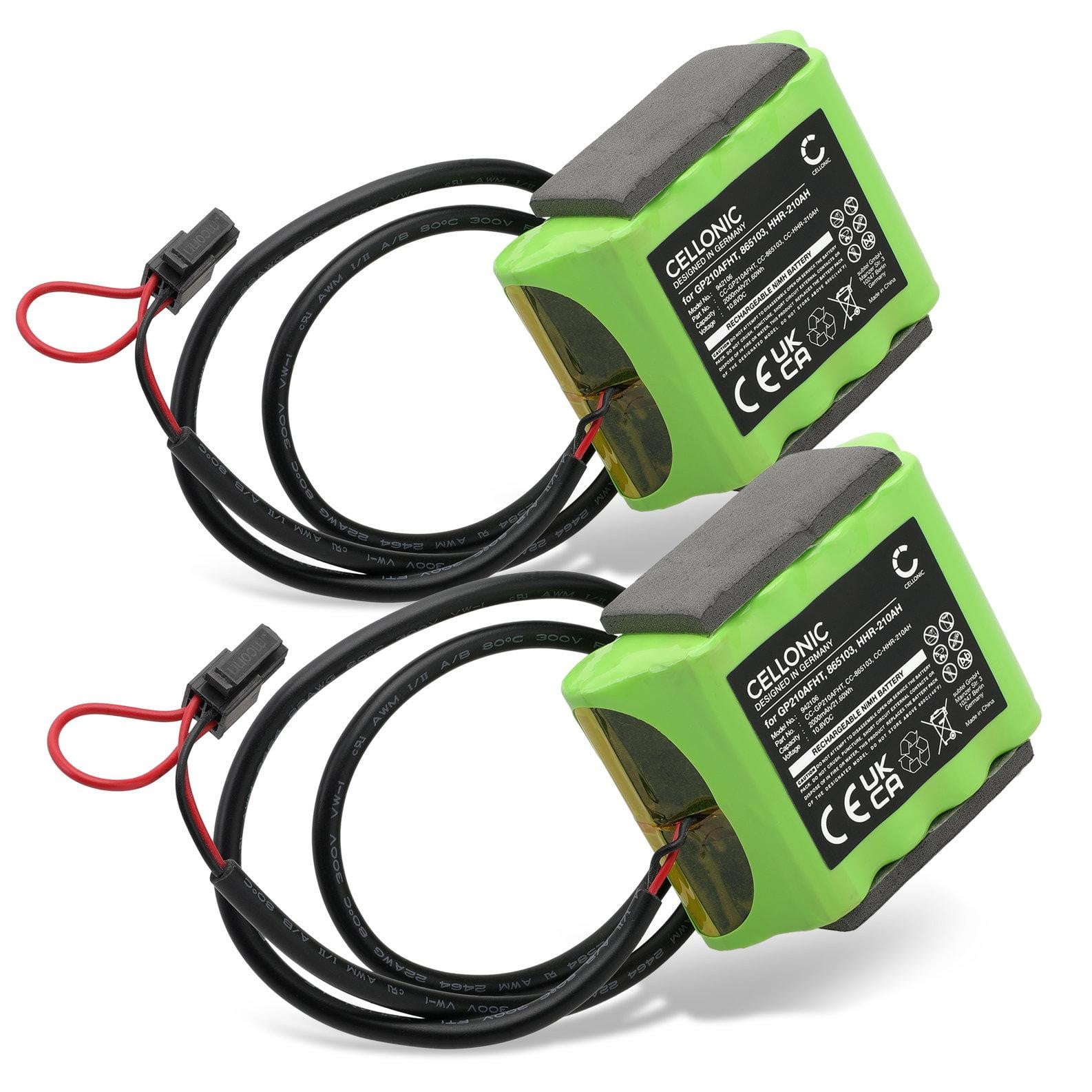 CELLONIC 2x batterij compatibel met Velux KSX 100K Integra Solar GP210AFHT