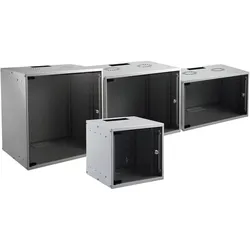 EFB Elektronik Wandgehäuse (6 HE, 19 Zoll Rack), Serverschrank, Weiss
