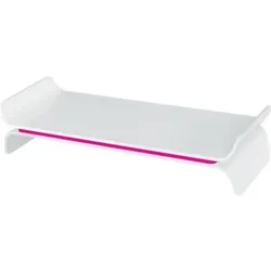 LEITZ Monitorständer Ergo Wow höhenverstellbar weiß/pink Packung mit 4 Stück