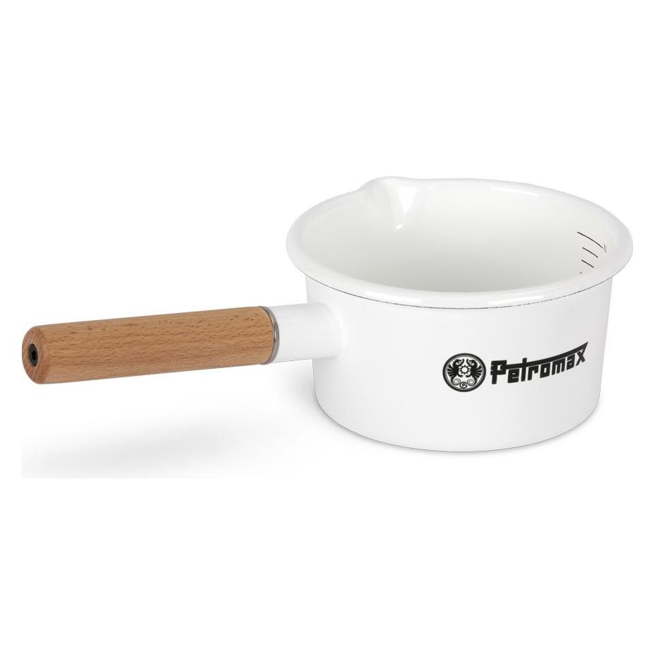 Petromax Emaille Stieltopf 1L ws (Edelstahl, Emaille, 16.80 x 8.70 cm) (PX-PANEN1-W)