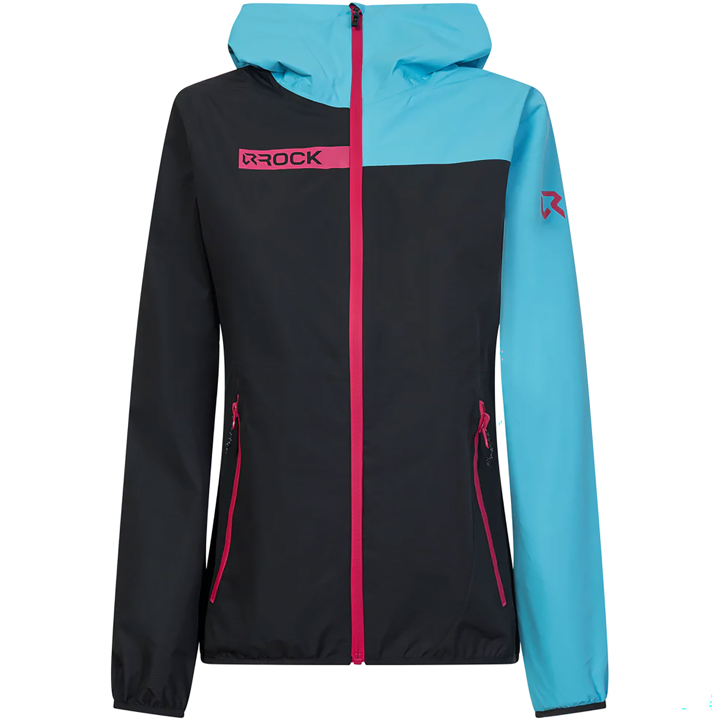 Rock Experience Great Roof 2.0 Damen Regenjacke schwarz Größe M Camping Winddicht Wasserabweisend