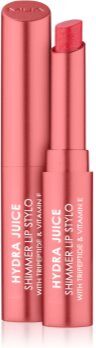 MUA Makeup Academy Hydra Juice Peptide Shimmer Lip Stylo batom cintilante com efeito nutritivo tom Raspberry Jam 1.5 g. Hydra Juice Peptide Shimmer Lip Stylo