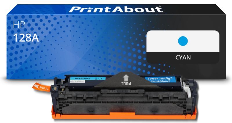PrintAbout Toner compatible HP 128A (CE321A) - Cyan Cyan