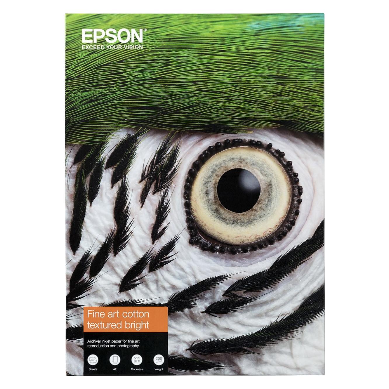Epson Fine Art Cotton Textured Bright II (A3+, 25 Blätter, 300 g/m²) (C13S450289NQ)