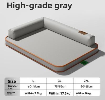 Uplift Treasures Waterproof All Season Dog Bed Mat For Medium And Large Dogs high Grade Gray xxl