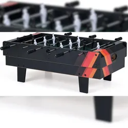 COSTWAY 4-in-1 Spieltisch, Tischkicker, Billard, Air Hockey & Tischtennis, Multifunktionstisch aus Holz, für Kinder & Erwachsene