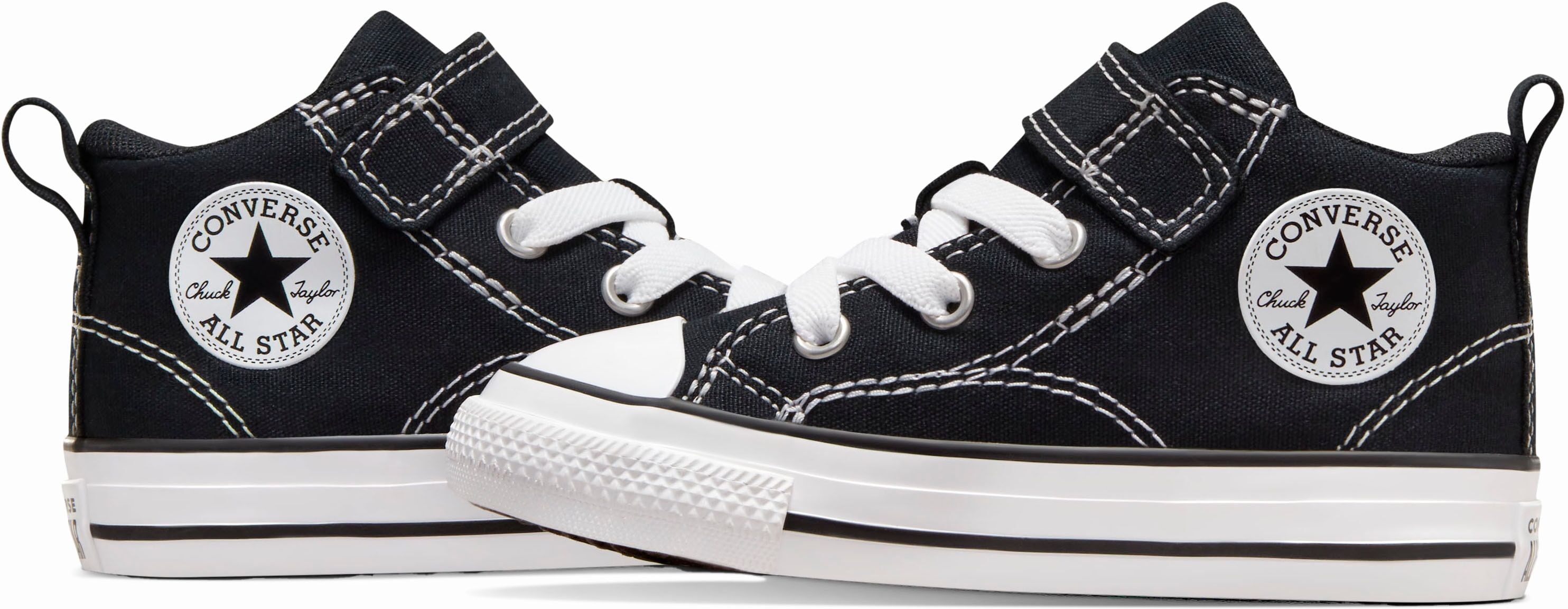 Sneaker CONVERSE "CHUCK TAYLOR ALL STAR MALDEN STREET", Jungen, Gr. 21, schwarz, Textil, Schuhe Sneaker schwarz 21