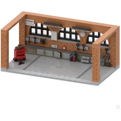 MunichBricks Schlüter Werkstatt-Diorama