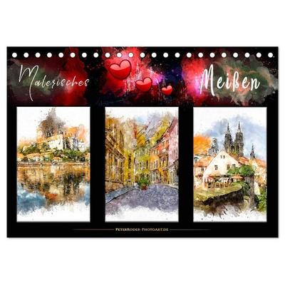 Malerisches Meißen (Tischkalender 2027 DIN A5 quer), CALVENDO Monatskalender