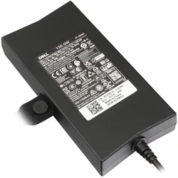 Dell 130W AC adapter for laptops (130 W), Notebook Netzteil, Schwarz