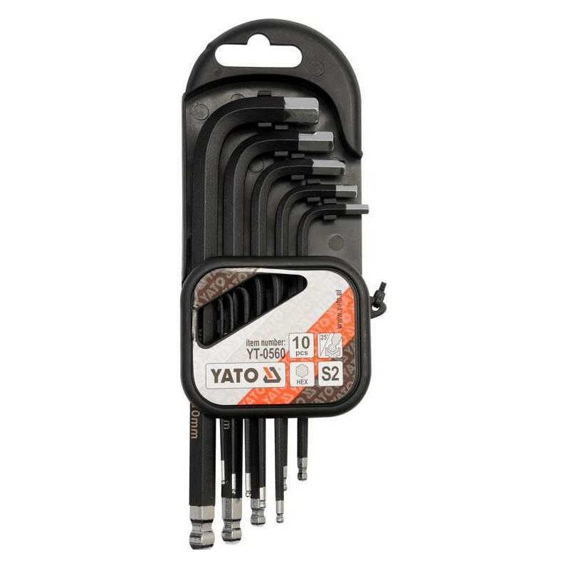 Yato Hex Key Set 10pcs (YT-0560)