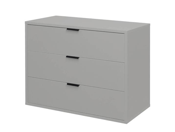 Kommode IV 81 x 67 x 45cm Grau/Hellgrau