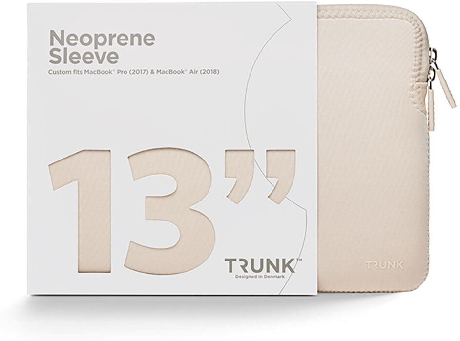 Trunk Neopren Sleeve Til MacBook / Laptop 13" (32 x 22,5 x 2 cm) - Moonlight