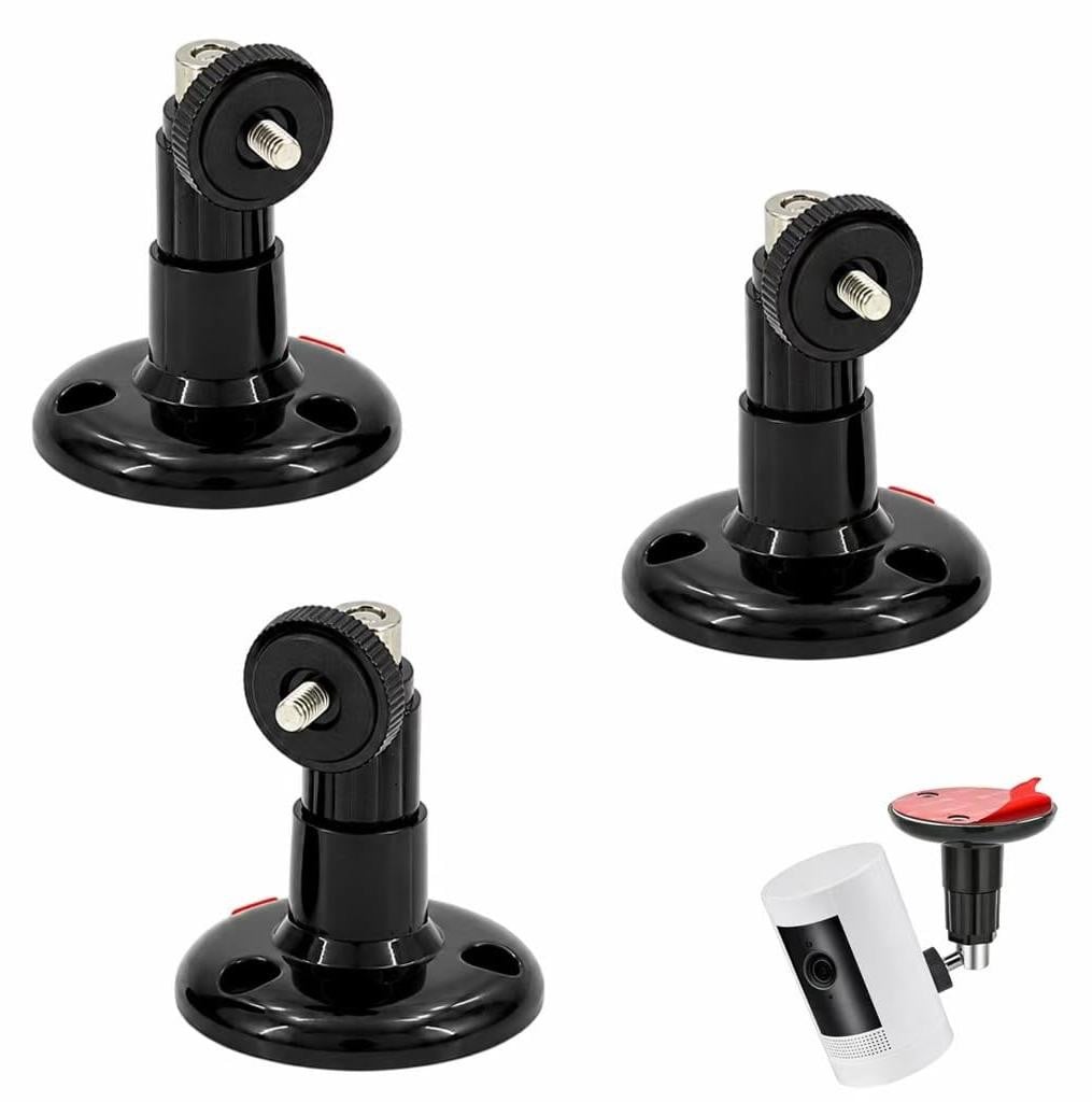 Set van 3 zelfklevende camerahouders voor bewakingscamera's