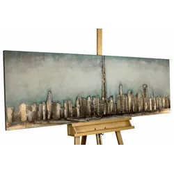 METALLBILD Weiß 150/50 cm
