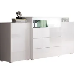 SIDEBOARD Urban III - weißer LED Beleuchtung