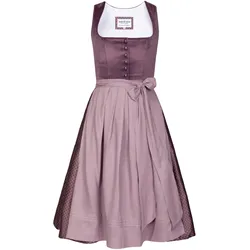 Midi Dirndl Susi Samt Flieder